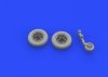 Eduard 648295 Bf 109G-2 wheels  EDUARD 1/48